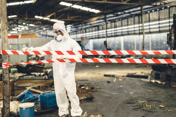 Professional Infectious Disease Decontamination technician working in Columbia, TN